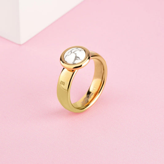 Melano Vivid Marble Queen Ring Set - melanojewelry