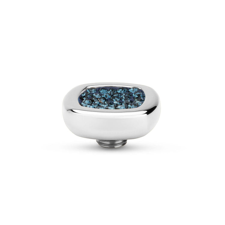 Melano Vivid Shiny Square Steentje - melanojewelry