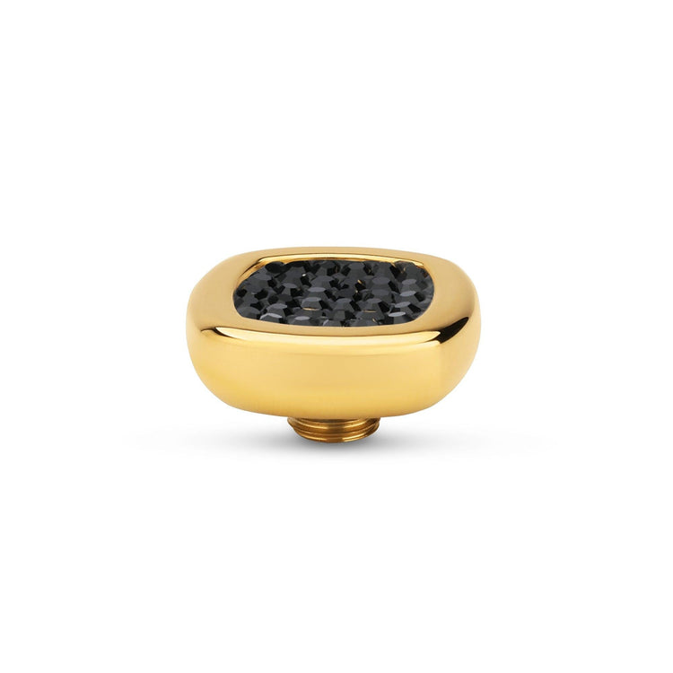 Melano Vivid Shiny Square Steentje - melanojewelry