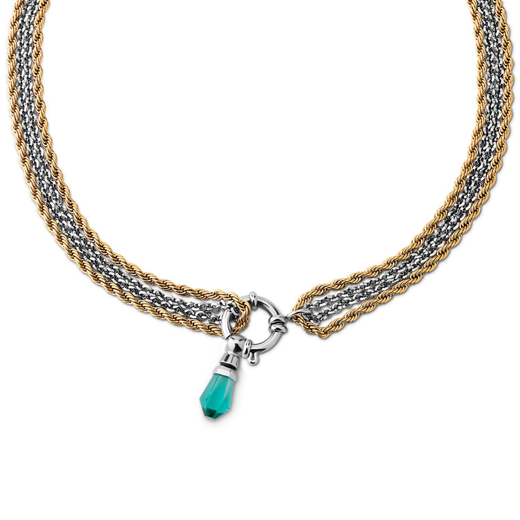 Melano Friends & Twisted Dancing Leaves Ketting Set