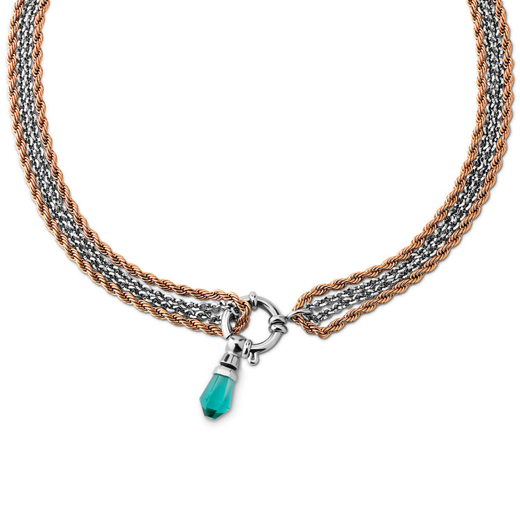 Melano Friends & Twisted Dancing Leaves Ketting Set