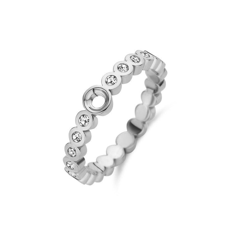 Melano Twisted Wave CZ Ring