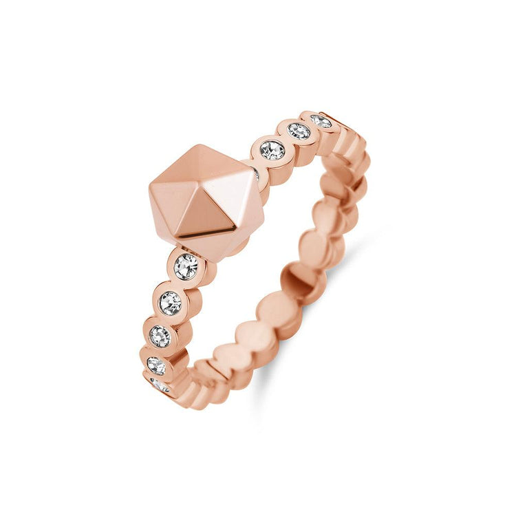 Melano Twisted Wave CZ Ring