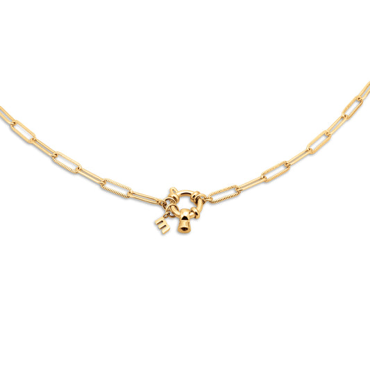 Melano Friends Paperclip Ketting (inclusief Twisted hanger)