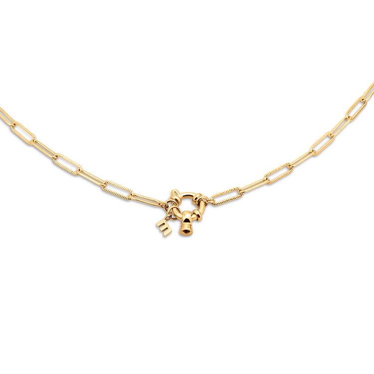 Melano Friends Paperclip Ketting (inclusief Twisted hanger)