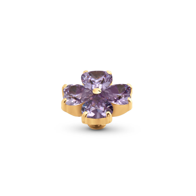 Melano Twisted Heart Clover Steentje