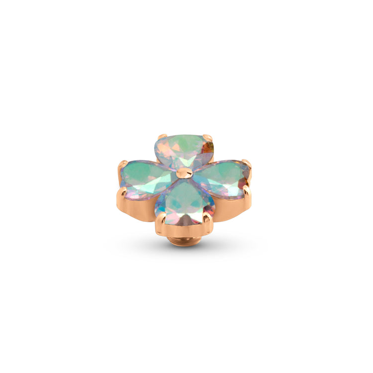 Melano Twisted Heart Clover Steentje