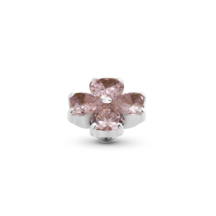 Melano Twisted Heart Clover Steentje