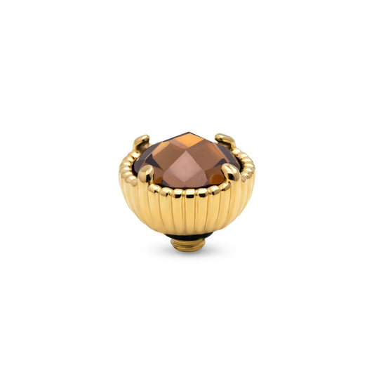 Melano Twisted Ribbed Halo Steentje