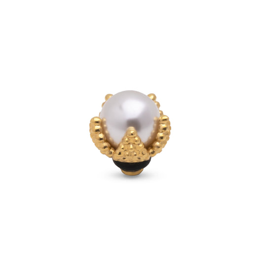 Melano Twisted Starlight Pearl Steentje
