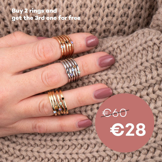 Advent Deal 20, 21 & 22 December (3e ring GRATIS) - Smoked Topaz