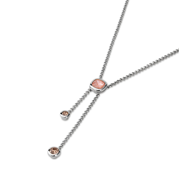 Melano Vivid Pink Sky Necklace Set