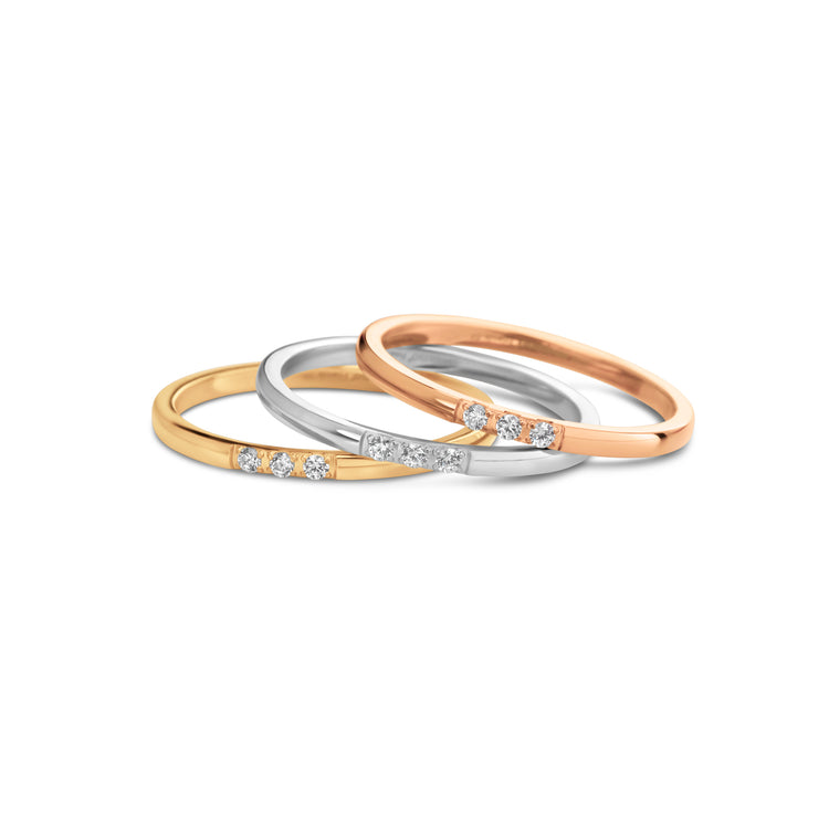 Melano Friends Pale Whisper Ringen Set