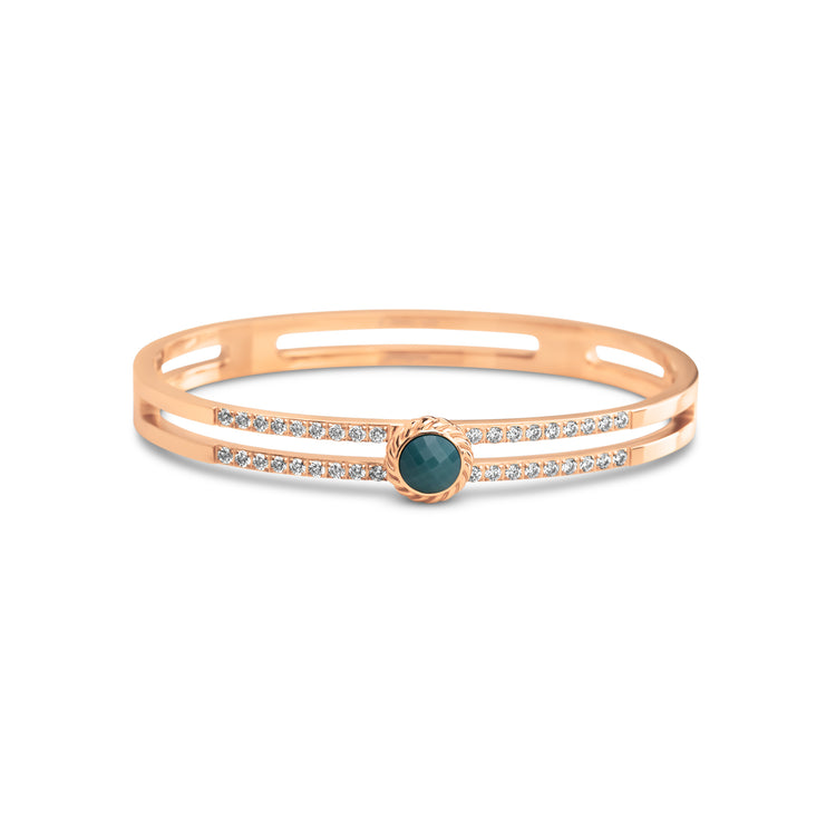 Melano Twisted Blush Cloud Armband-Set