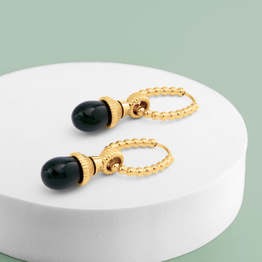 Melano Friends & Twisted Green Elegance Ohrring-Set