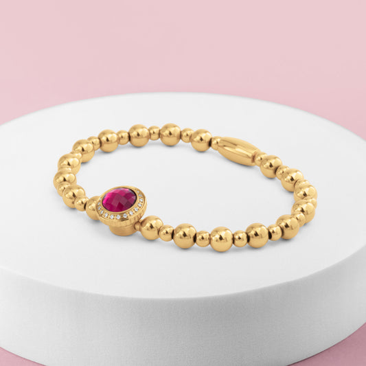 Melano Vivid Magenta Muse Armband Set