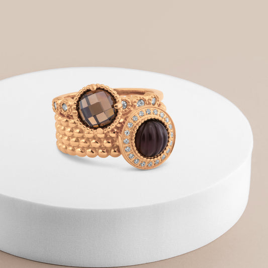 Melano Vivid & Twisted Nice Brownie Ringen Set