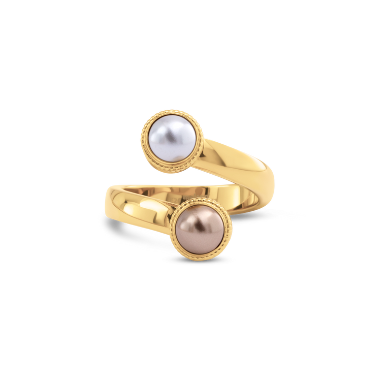 Melano Vivid Parisian Pearl Ring Set