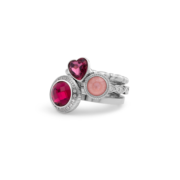 Melano Vivid & Twisted Riviera Rose Ringen Set