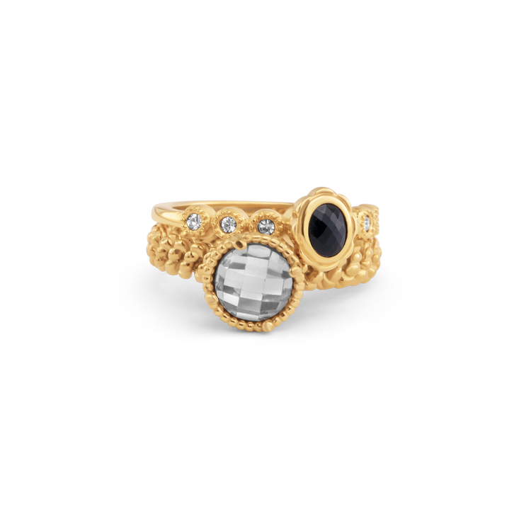 Melano Twisted Parisian Night Ringen Set