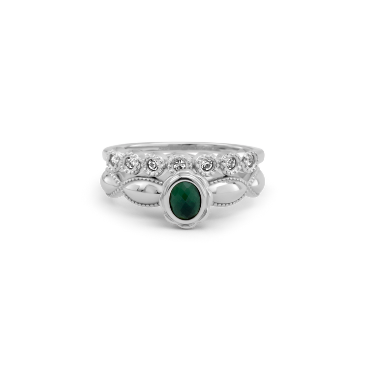Melano Twisted & Friends Parisian Green Ringen Set