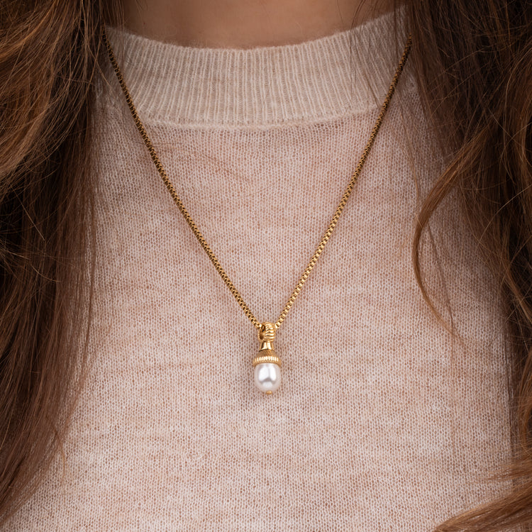 Melano Twisted Pearl Crown Steentje