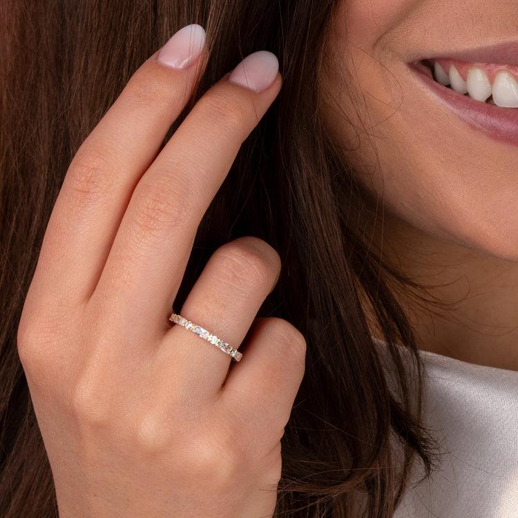 Melano Friends Ava Ring Crystal