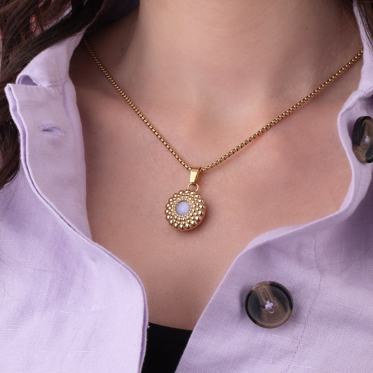 Melano Kosmic Bubbly Flower Stein