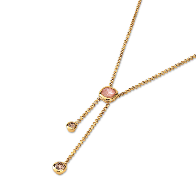 Melano Vivid Pink Sky Necklace Set