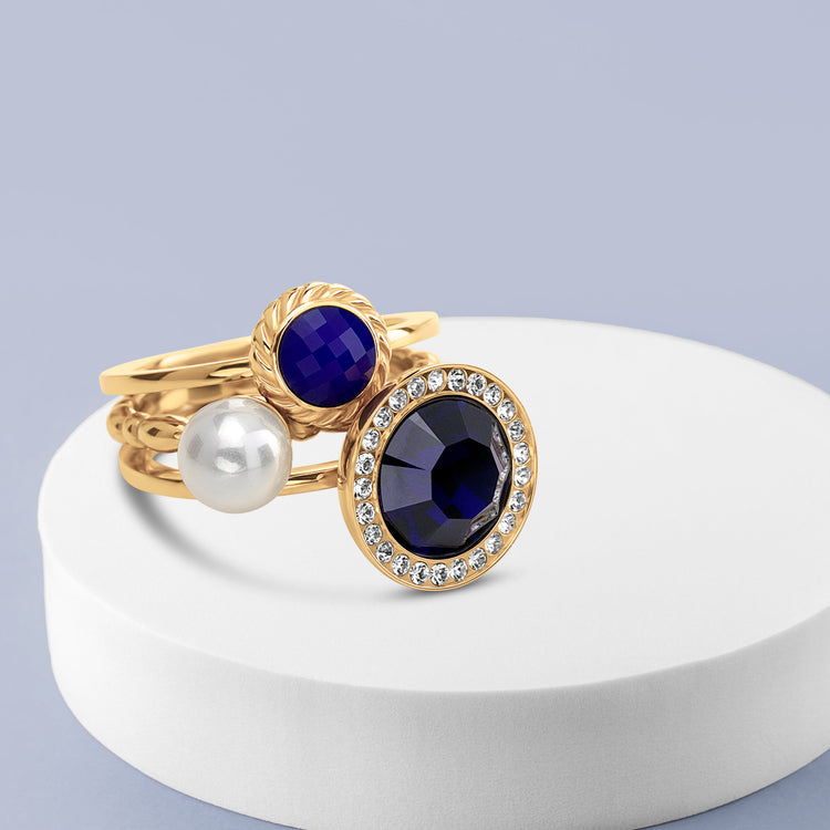 Melano Twisted Quiet Bloom Ringen Set