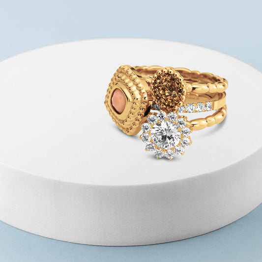 Melano Twisted & Vivid Christmas Lights Ring-Set