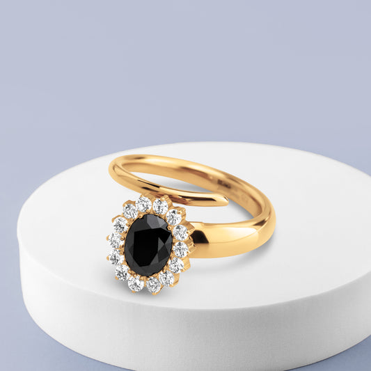 Melano Twisted Merry Mistletoe Ring Set