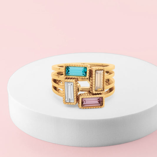 Melano Twisted Tropical Twist Ringen Set