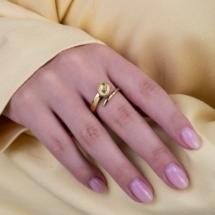 Melano Twisted Oval Rope Steentje