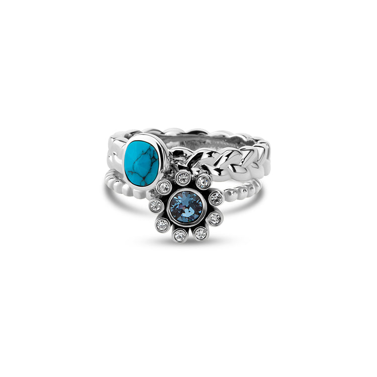 Melano Twisted Gemstone Cloud Steentje
