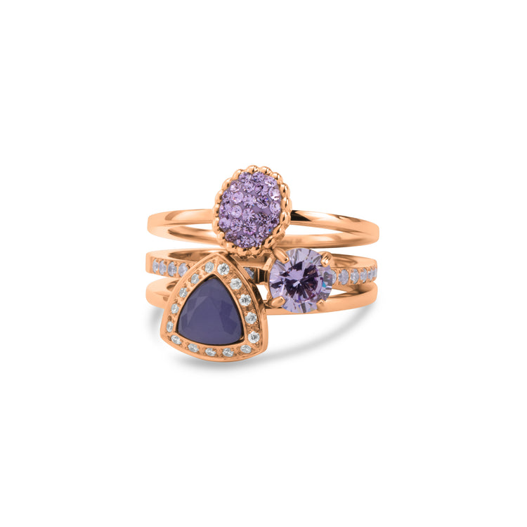 Melano Twisted Lavender Smash Ringen Set