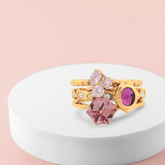 Melano Twisted Glam Girl Ringen Set