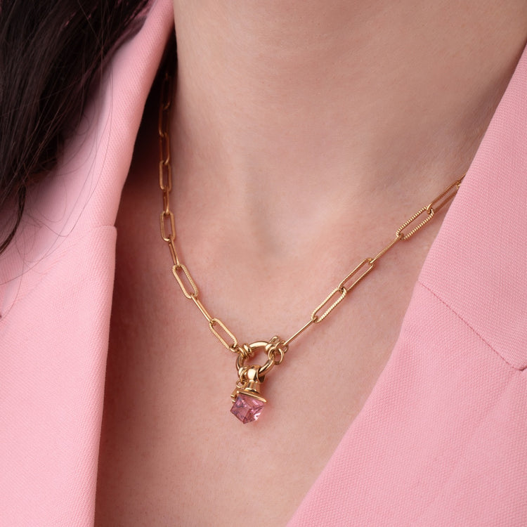 Melano Friends Paperclip Ketting (inclusief Twisted hanger)