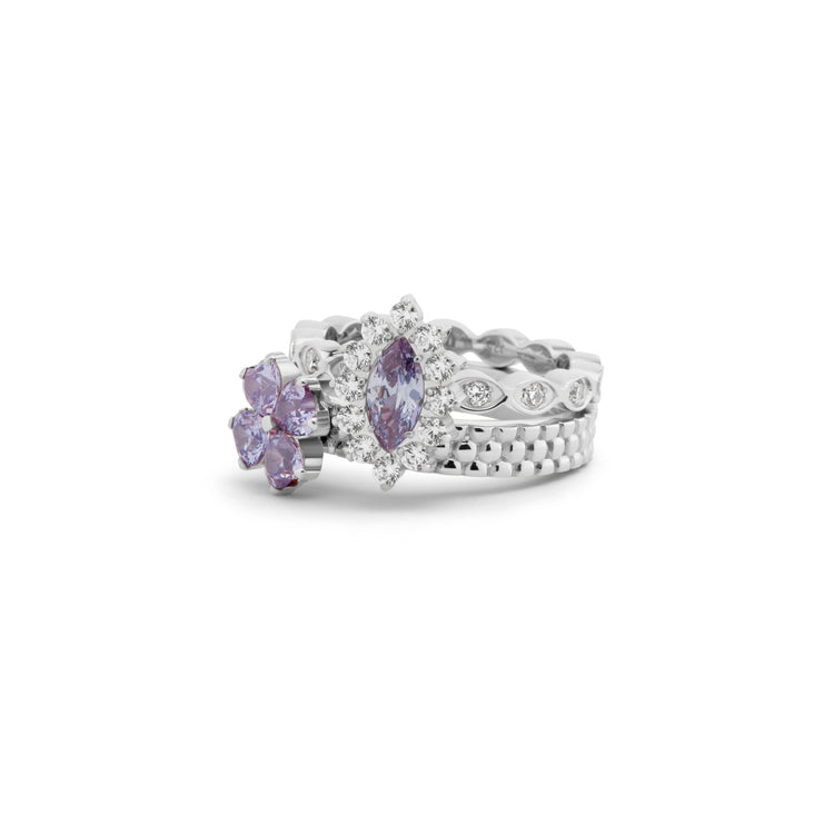 Melano Twisted Lilac Vibes Ringen Set