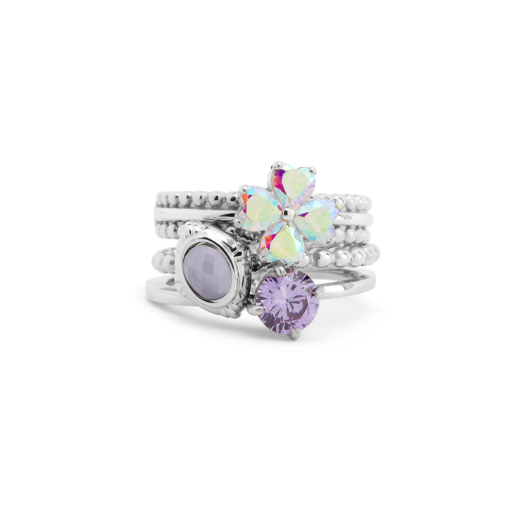 Melano Twisted Lilac Disco Ringen Set