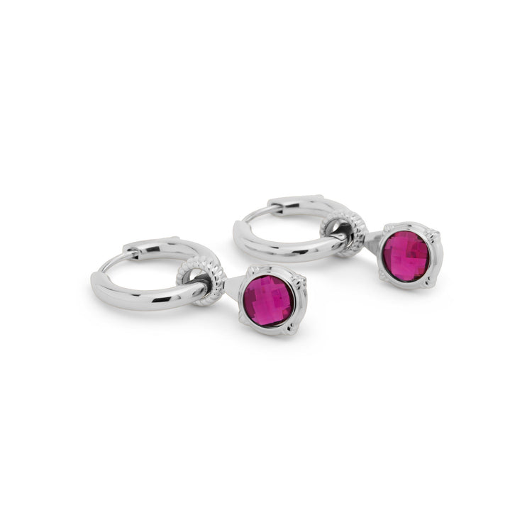 Melano Friends & Vivid Purple Disco Earring Set
