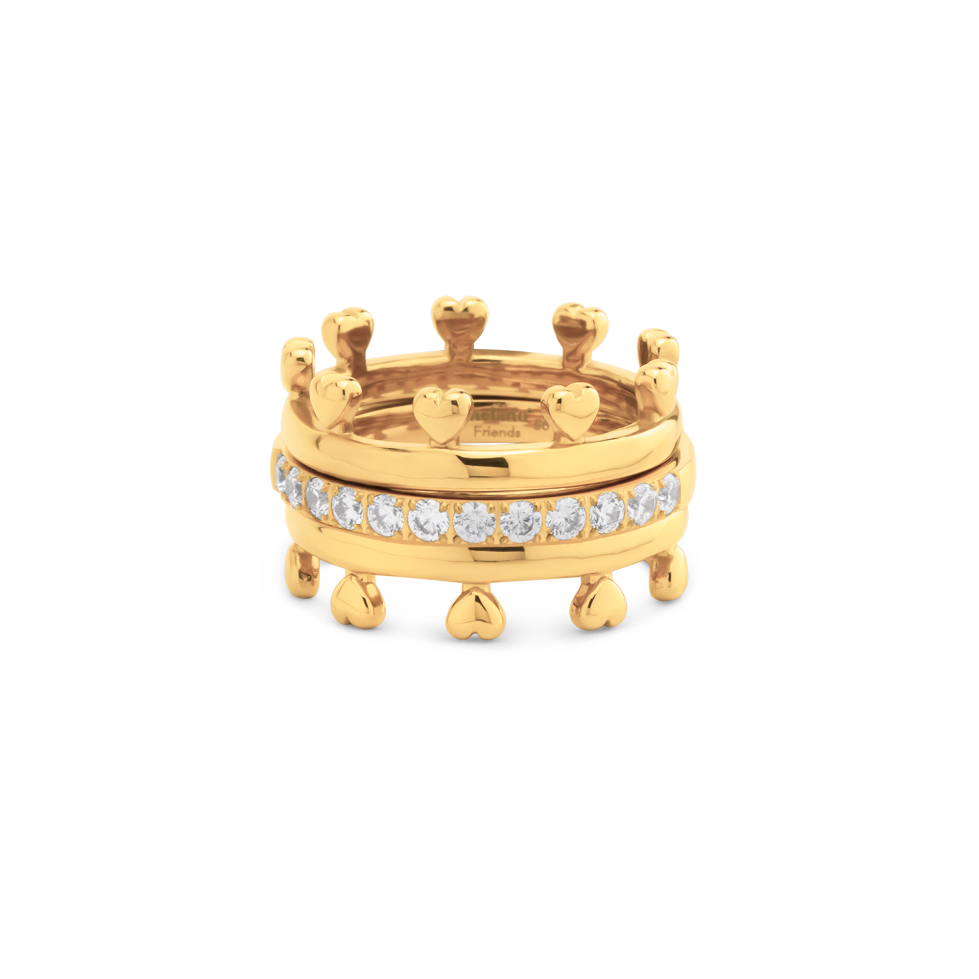 Melano Friends Royal Glam Ringen Set