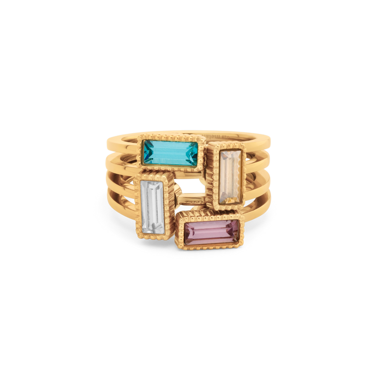 Melano Twisted Tropical Twist Ringen Set