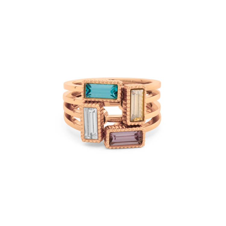 Melano Twisted Tropical Twist Ringen Set