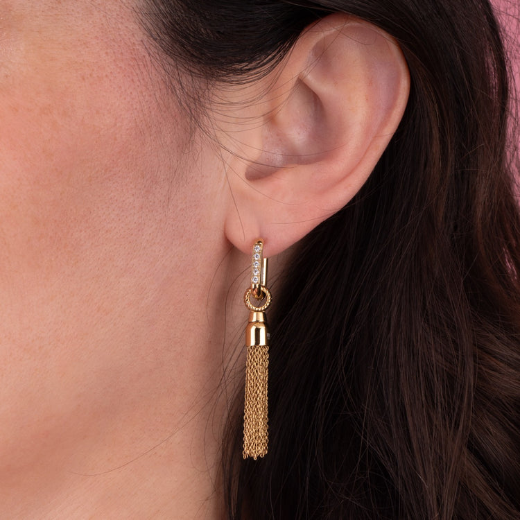 Melano Twisted Fringe Steentje