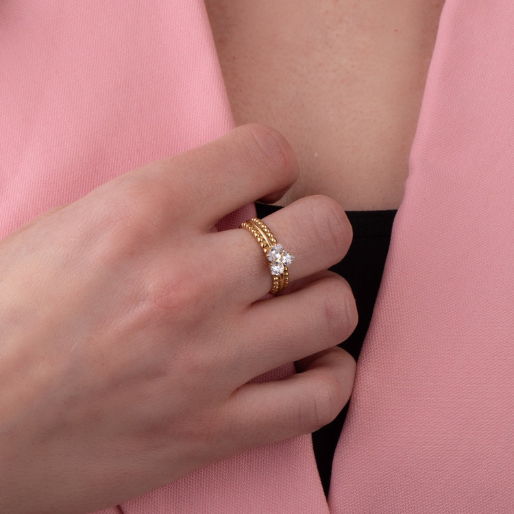 Melano Twisted Toya Ring