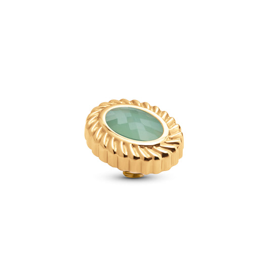 Melano Twisted Oval Rope Steentje