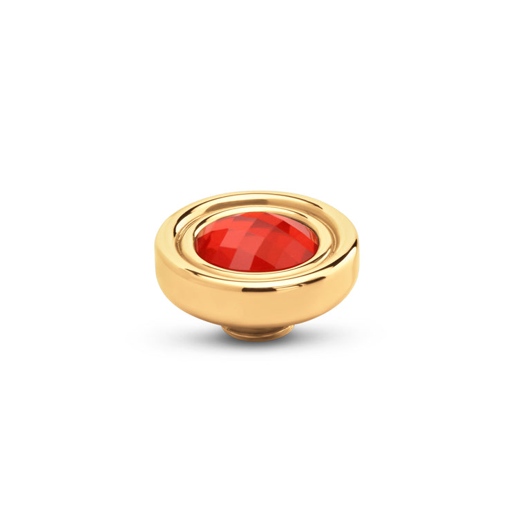 Melano Vivid Button Stein