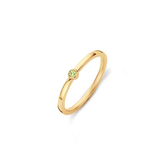 Melano Friends Mini CZ Ring Chrysolite - melanojewelry