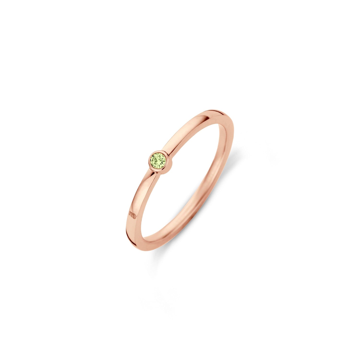 Melano Friends Mini CZ Ring Chrysolite - melanojewelry